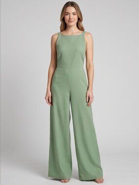 LAST ONE 🔥 Boho Wide Leg Cami Jumpsuit With Pockets
